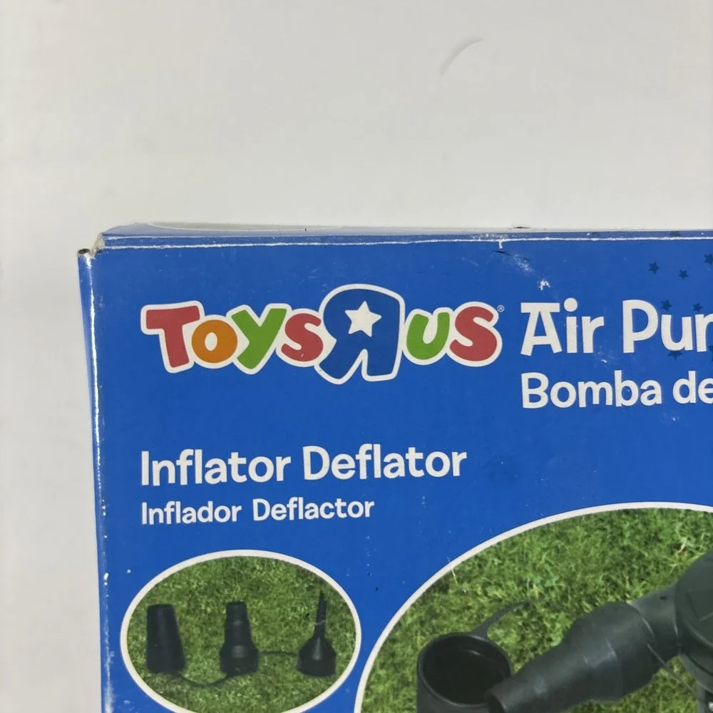 Toys R Us Inflator - Deflator Air Pump W Nozzles - Air Mattress And Pool Inf